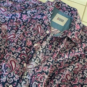Paisley shirt sleeve shirt too small for me